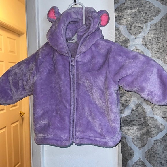 THE CHILDRENS PLACE BRAND UNICORN FLEECE HOODED SWEATER SIZE 3-6M - Picture 2 of 11